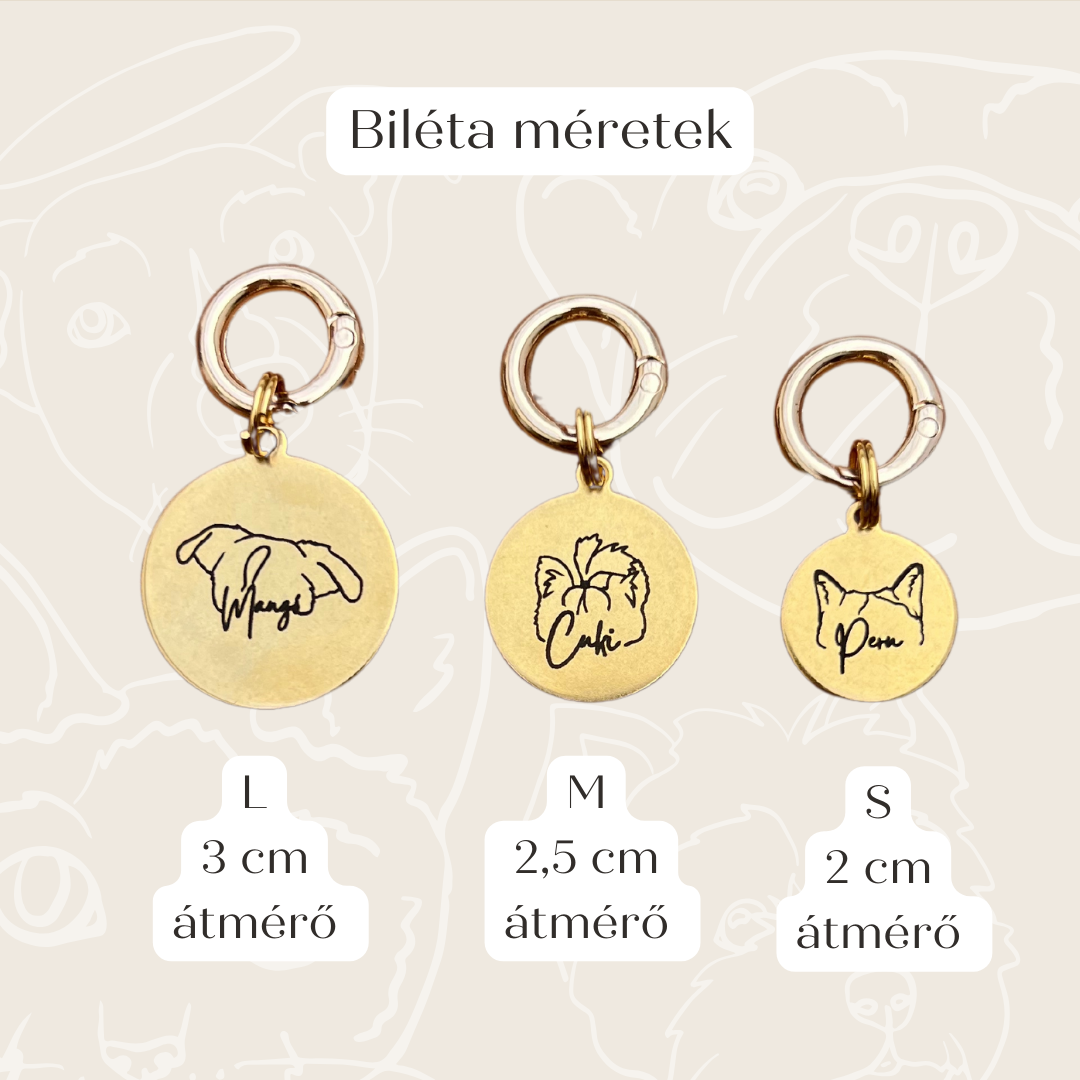 Favourites keychain in gold color